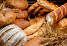 Diferentes tipos de pan a base de harina de trigo.