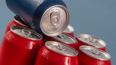 latas de gaseosas - bebidas energ&eacute;ticas
